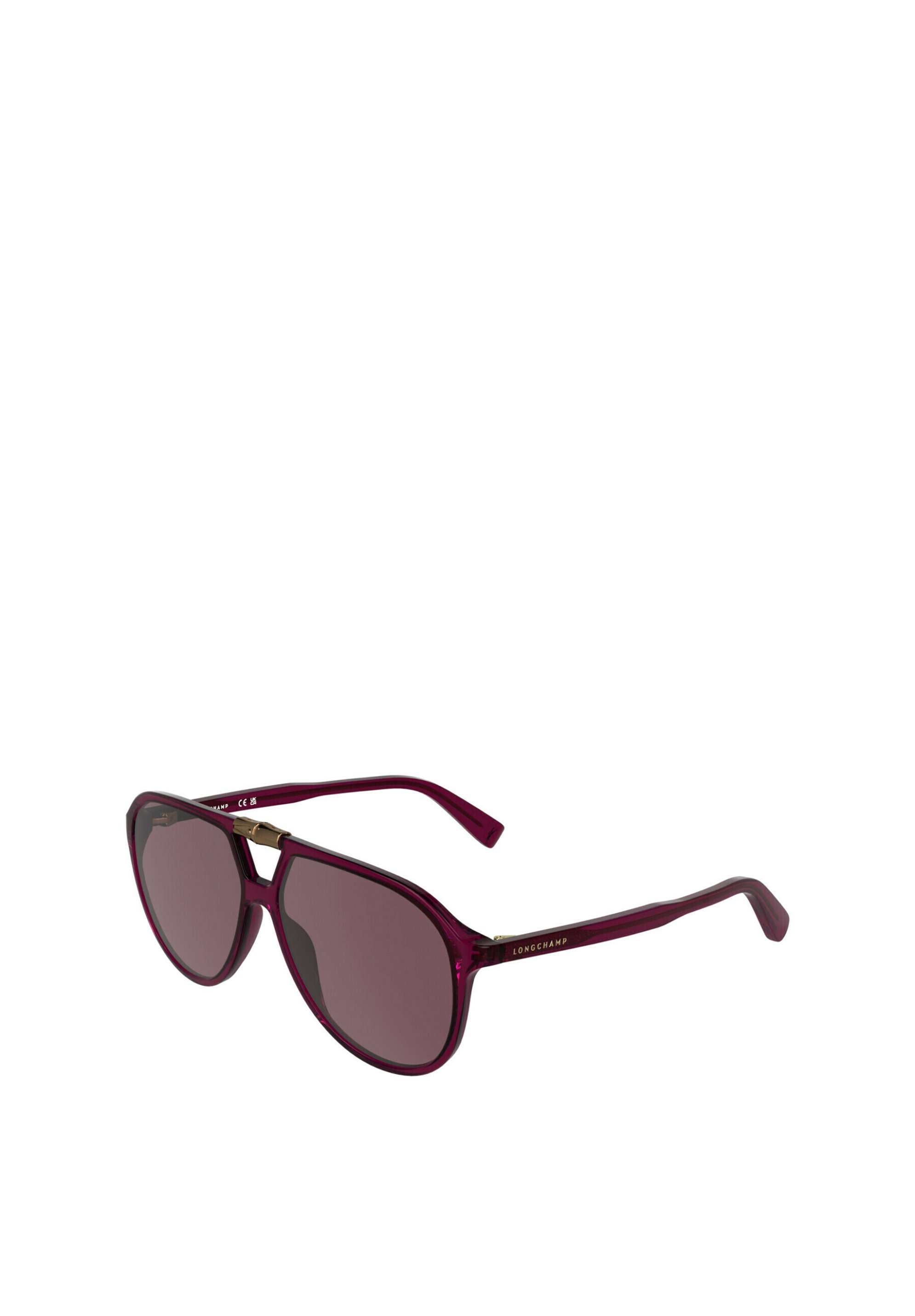 Longchamp Sunglasses - transparent burgundy/bordeaux - Zalando