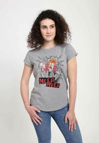 Disney MUPPETS BEAKER MEEP - Triko s potiskem - melange grey