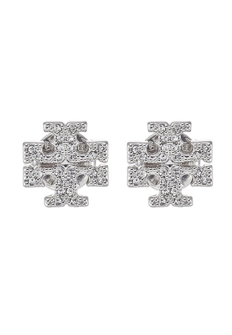 Tory Burch KIRA PAVE STUD EARRING - Auskarai -  silver-coloured