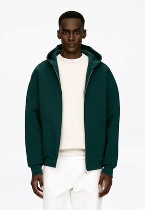 HOODIE - Sweatjacke - dark green