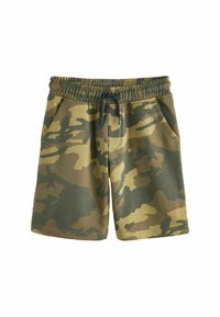 Next - Tracksuit bottoms - khaki green camo Thumbnail Image 1