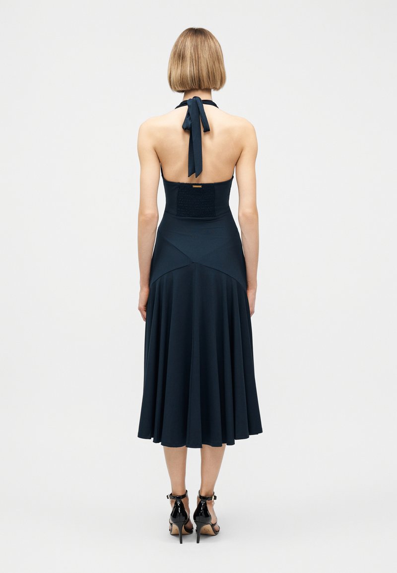 knee length dresses for ladies Petal and Pup Women's Anabelle Halter Neck Midi Dress