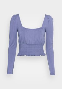Não selecionado, blue