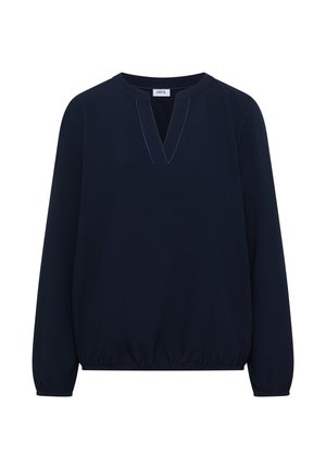 IN UNIFARBE - Langærmet T-shirt - blau