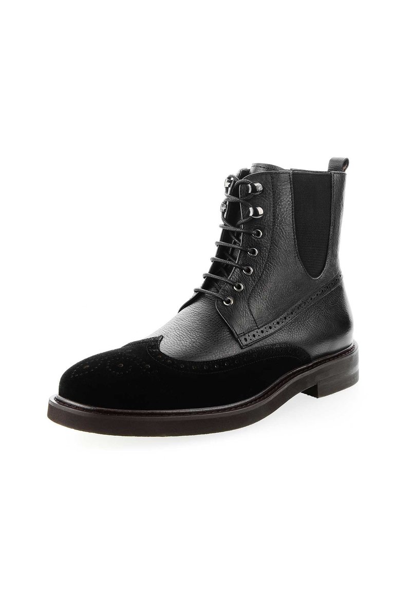 Herren Schnürboots | PRIMA MODA AMANTEA Cowboy-/Bikerstiefelette black/schwarz - SB96764 Herren Schnürboots | PRIMA MODA AMANTEA Cowboy-/Bikerstiefelette black/schwarz - SB96764