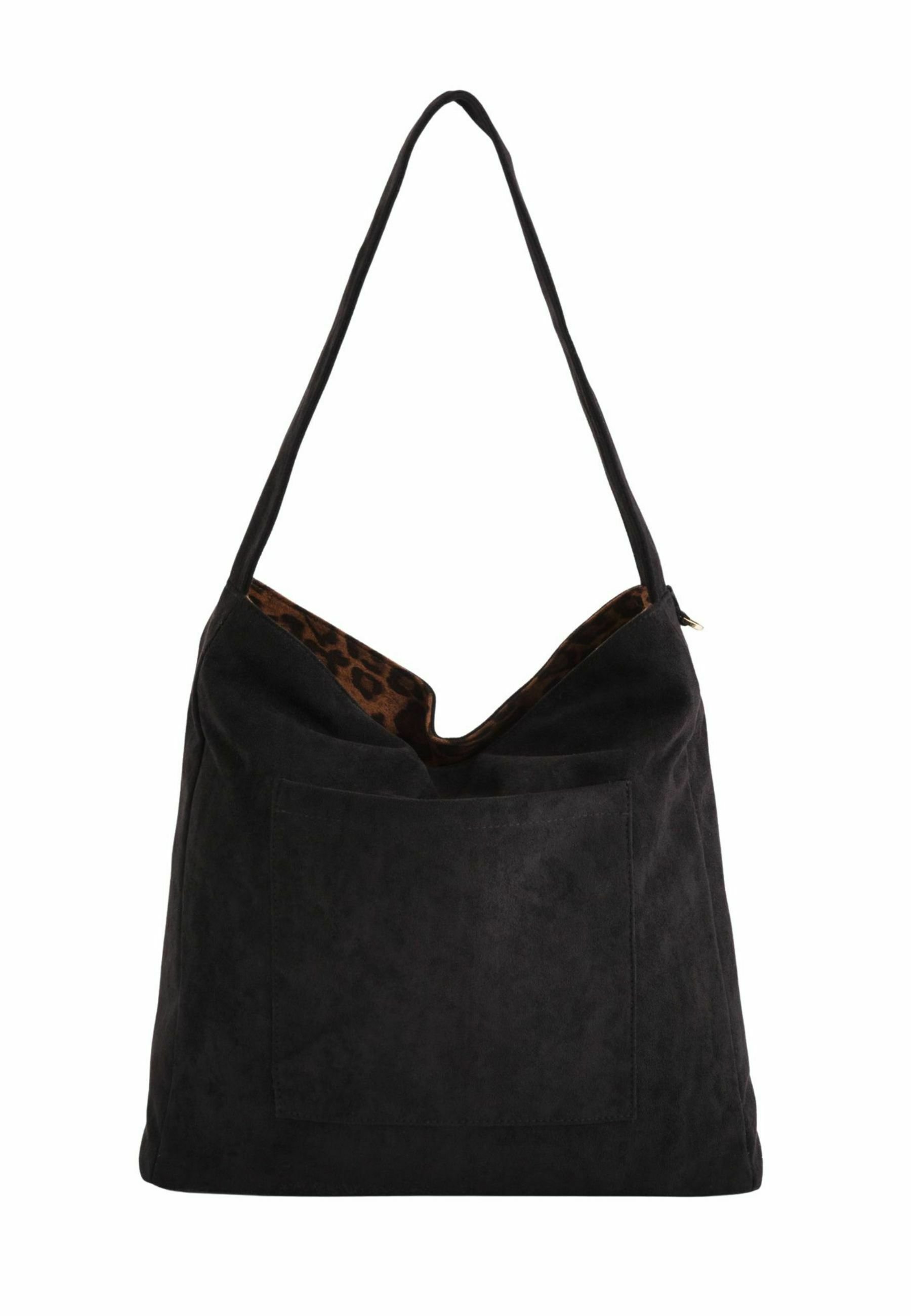 Sac Pochette Main SABRINA En Cuir Noir - Dimensions 28x25x5 Cm - Occasion Très Bon État