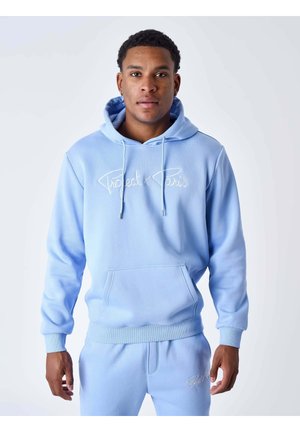 SIGNATURE - Hoodie - bleu cachemire   blanc cassé