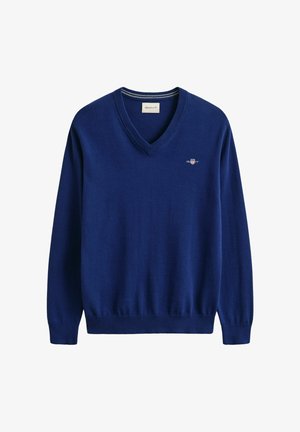 GANT, CLASSIC V-NECK - Trui - rich navy