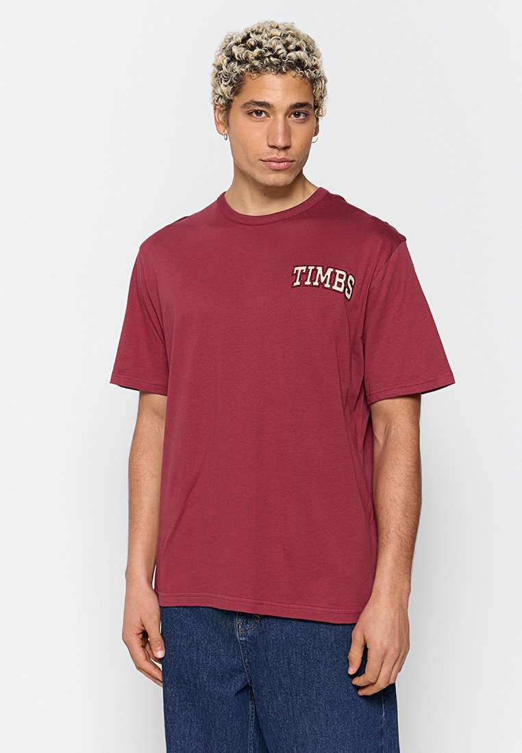 Timberland T-shirt basic bordeauxrood Timberland T-shirt basic bordeauxrood
