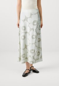 Marimekko - KVATERNIO PIENI UNIKKO - Maxi skirt - light grey/beige Thumbnail Image 1