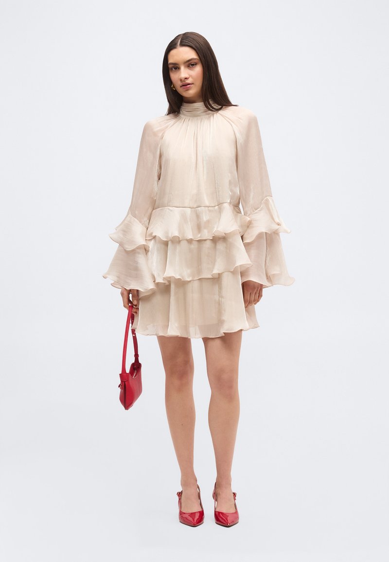 sachin and babi light blue dress Cicinia Stormy Mother Of The Bride Dress With Jacket Short Chiffon Lac
