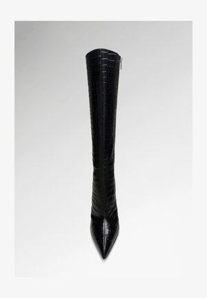 Guess, CANDELEYY ECHTLEDERSTIEFEL - Bottes à talons hauts - schwarz