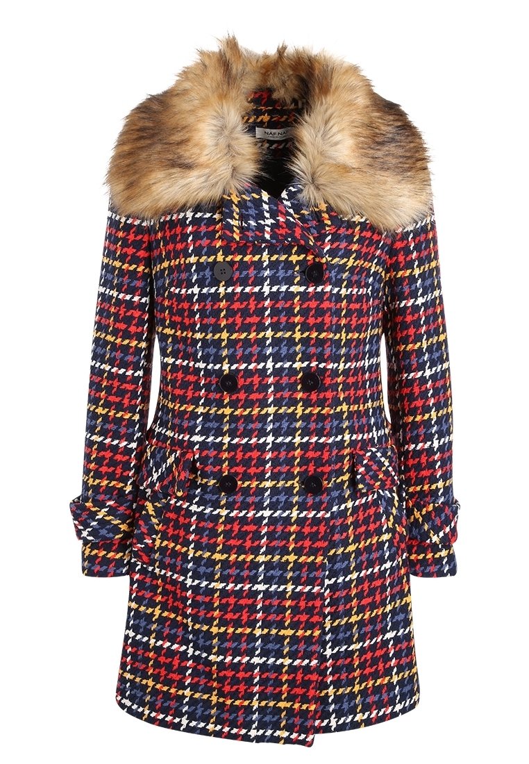 Manteau Caban Court NAF NAF — Laine Rouge, Taille 36, Neuf Avec étiquettes, Coupe Regular
