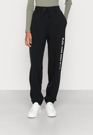RETRO SHIELD PANTS - Joggebukse - black
