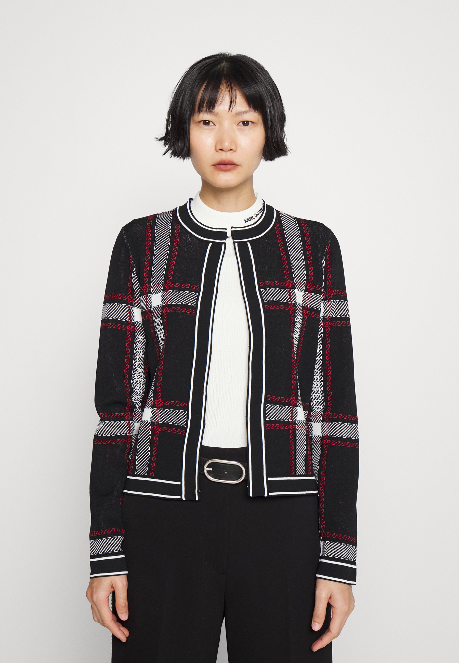 KARL LAGERFELD CLASSIC CHECK - Cardigan 