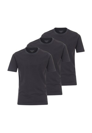 3ER PACK - T-Shirt basic - dunkelgrau