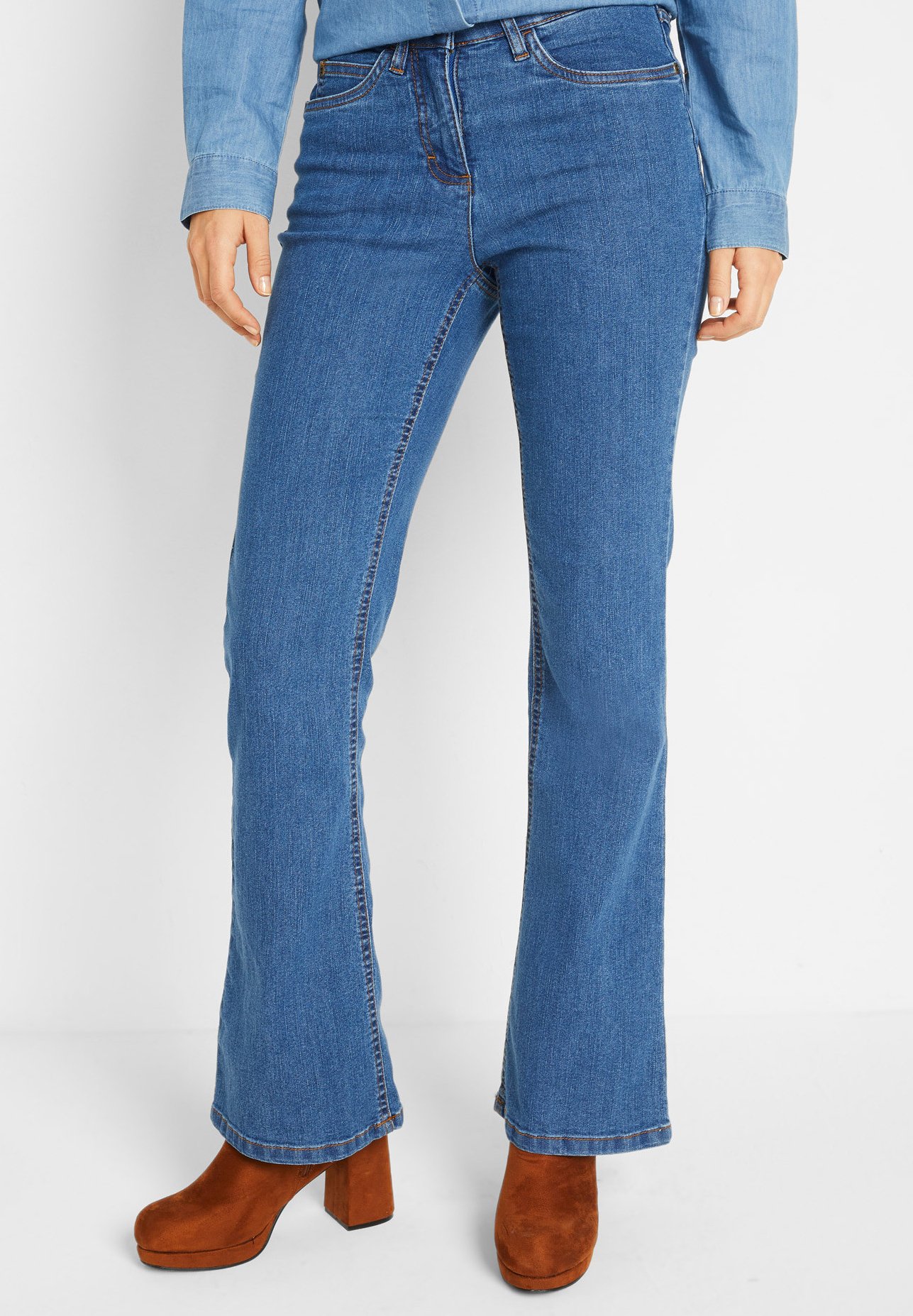bonprix Jeans bootcut - blau/blu - Zalando.it