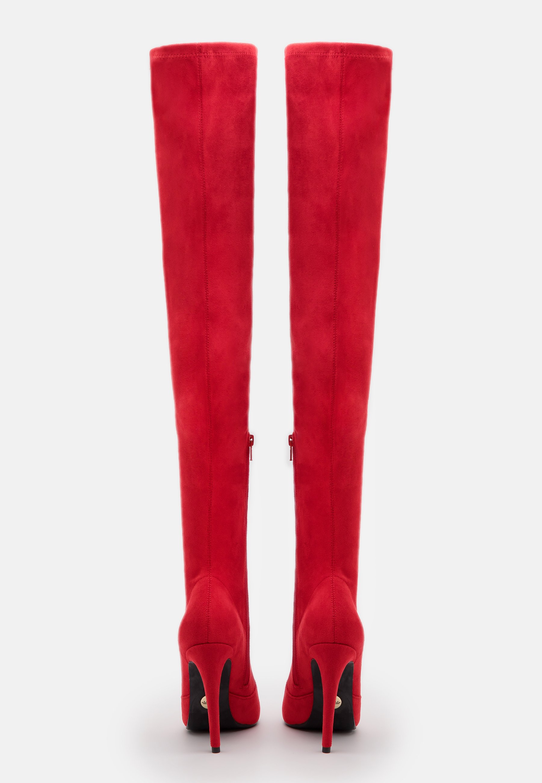 Buffalo VEGAN MARJORIE - Laarzen met hoge hak - red/Rood - Zalando.nl