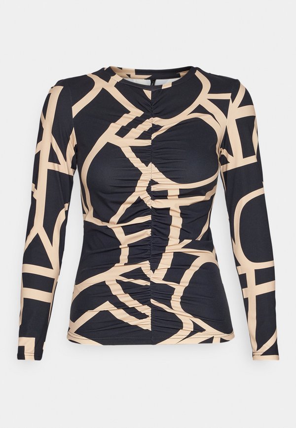 KIM RUCHING BOX - Long sleeved top2