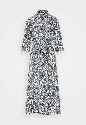 JDY JDYCLAIRE LIFE SHIRT MIDI DRESS - Kreklkleita - black/blue