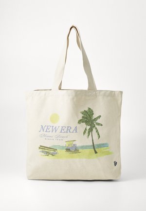 PALM GRAPHIC TOTE BAG UNISEX - Shopping Bag - offwhite/multi-coloured