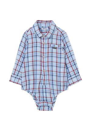 CHECK WITH COLLAR - Body - red/blue