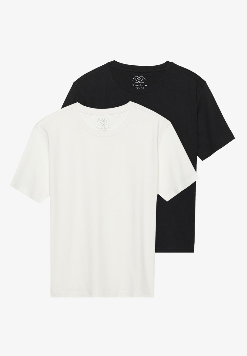 Yourturn Kids T-shirt basic zwart Yourturn Kids T-shirt basic zwart