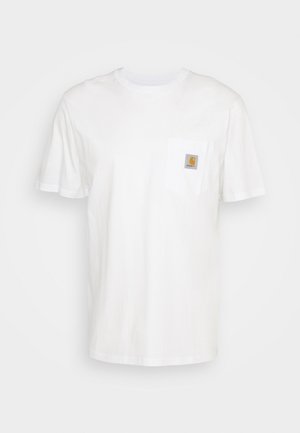 POCKET - Lihtne T-särk - white