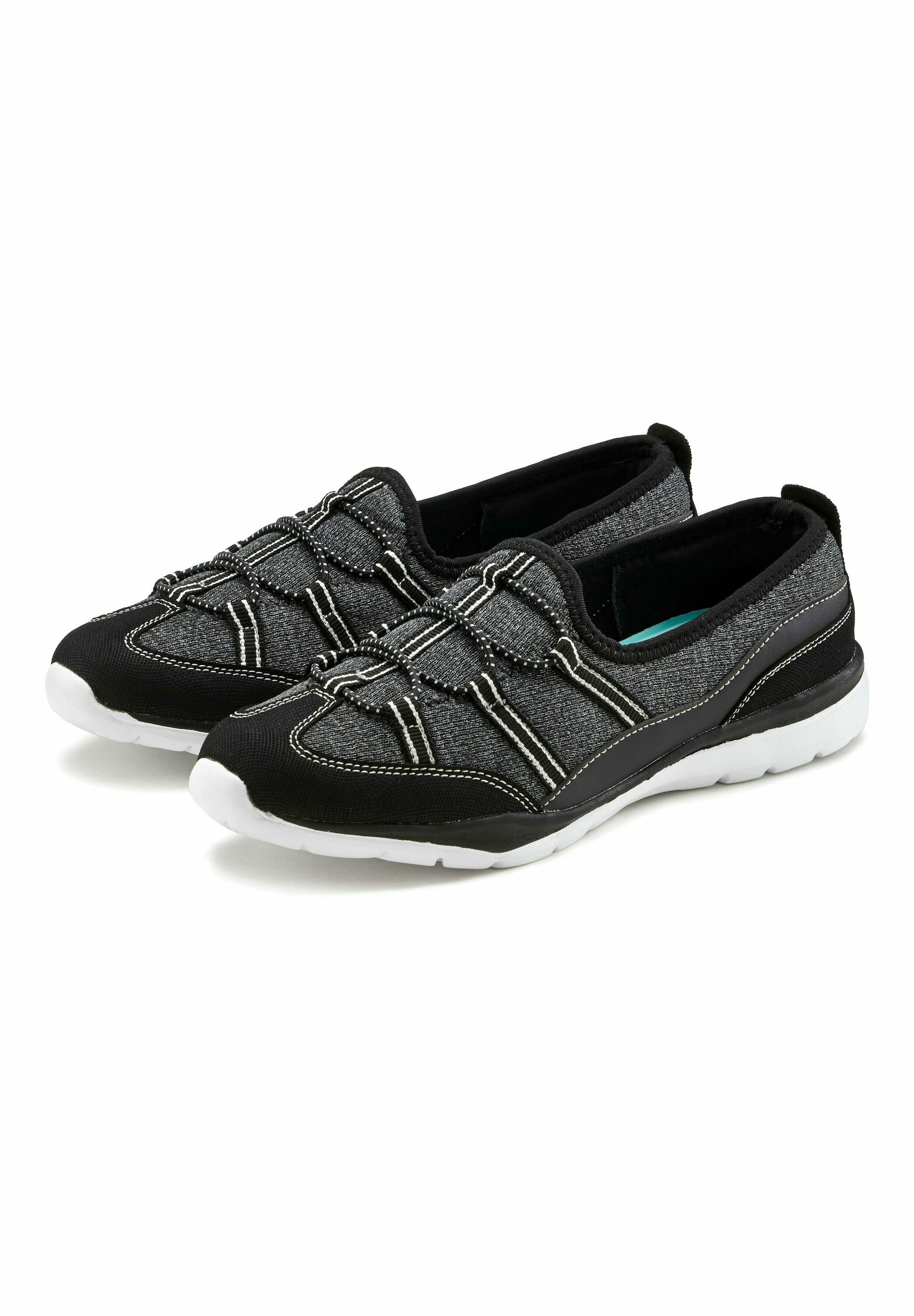 LASCANA Trainers schwarz weiß/black Zalando