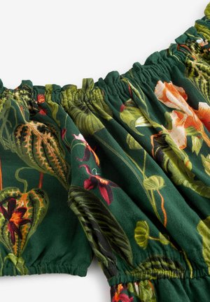 Next PETITE FIT - OFF SHOULDER WIDE - Jumpsuit - emerald green