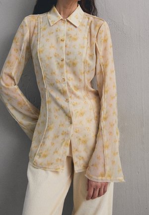 Hemdbluse - light yellow