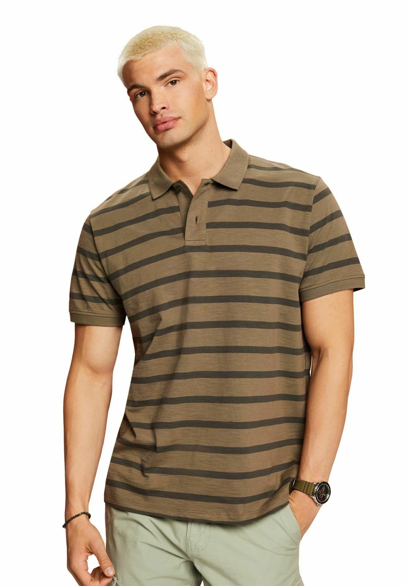 ESPRIT Damen Maternity T-Shirt Mit Streifen – Aus Bio-Baumwolle, Dehnbar & Nachhaltig