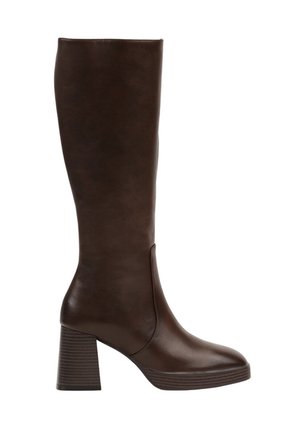 Bottes à plateau - marron chocolat