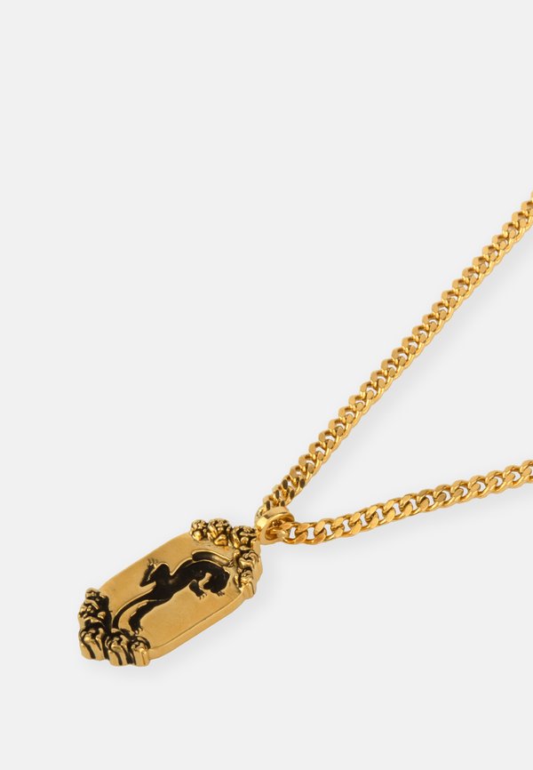 PANTHER AND ROSE OVAL PENDANT NECKLACE UNISEX - Necklace2