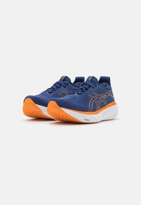 ASICS NIMBUS 25 - Chaussures de running sur route - deep ocean/bright orange