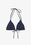 CHECKED - TRIANGLE - Haut de bikini - blue