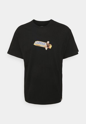 CHOCOLATE BAR - Triko s potiskem - black