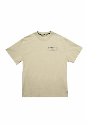 CUTS - T-shirt con stampa - beige