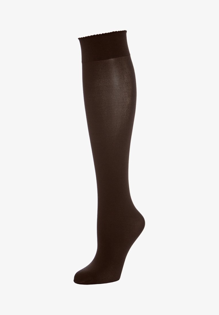 Wolford VELVET 50 - Kniestrümpfe - mocca