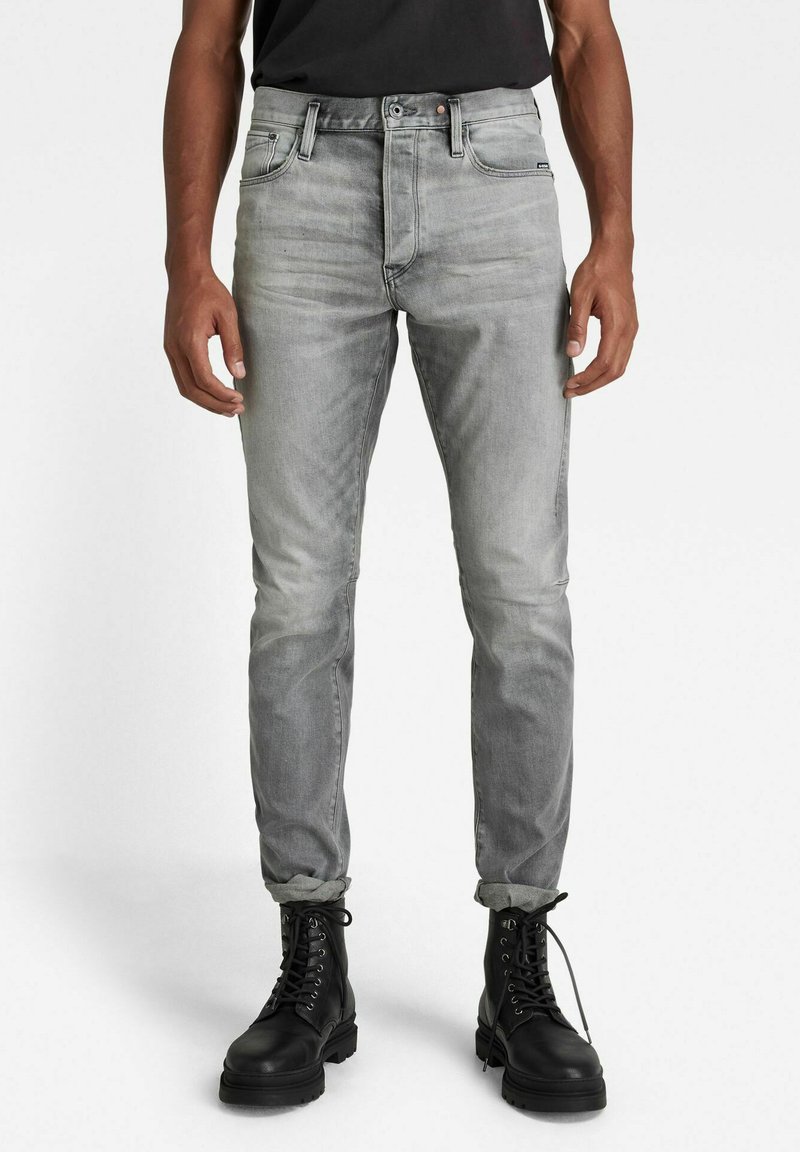 Herren Skinny Fit | G-Star SCUTAR 3D TAPERED Jeans Slim Fit sun faded glacier grey/grau - WM55904 Herren Skinny Fit | G-Star SCUTAR 3D TAPERED Jeans Slim Fit sun faded glacier grey/grau - WM55904