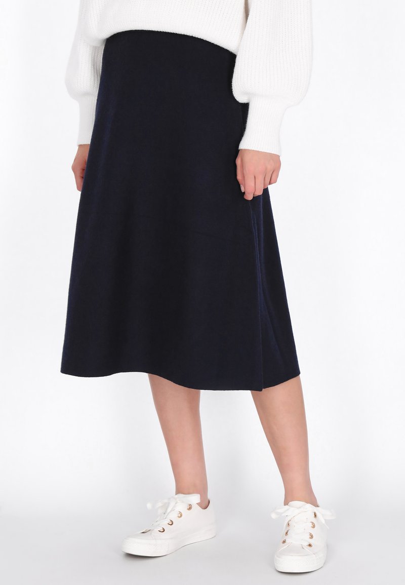 DreiMaster A-Linien-Rock - navy