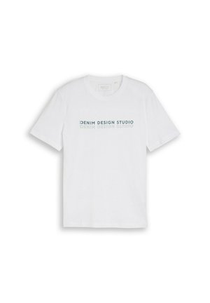 TOM TAILOR DENIM, TOM TAILOR DENIM T-SHIRT T-SHIRT MIT PRINT - T-shirt con stampa - white