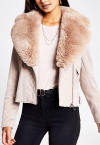 River Island Giacca in similpelle - brown