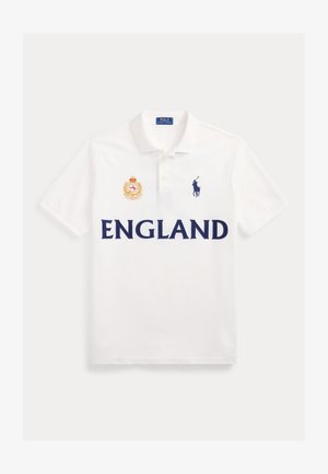 Polo Ralph Lauren, CLASSIC FIT ENGLAND POLO SHIRT - Pólóing - white