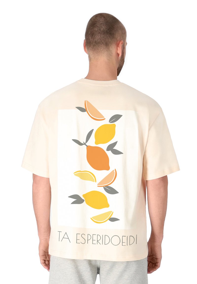 Spitzbub ESPERIDOEIDI  - T-shirt print - beige