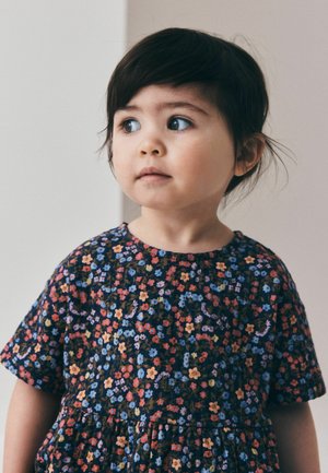 Next, REGULAR FIT - FLORAL TOP AND LEGGING SET . - Leggingek - Nadrágok - navy
