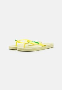 Havaianas BRASIL LOGO UNISEX - Sandálias em T - lime green