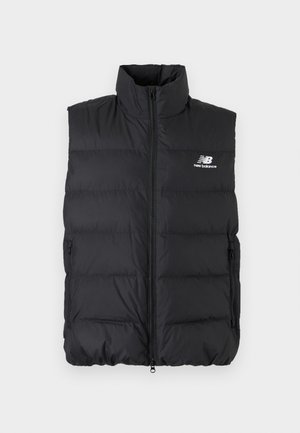 New Balance, BOSTON PUFFER VEST - Bodywarmer - black