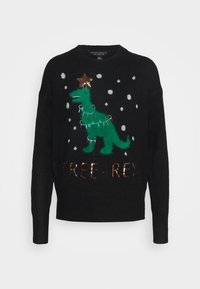 Dorothy Perkins Stickad tröja - black