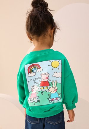 Next, REGULAR FIT PEPPA PIG CREW NECK - Pullover - green